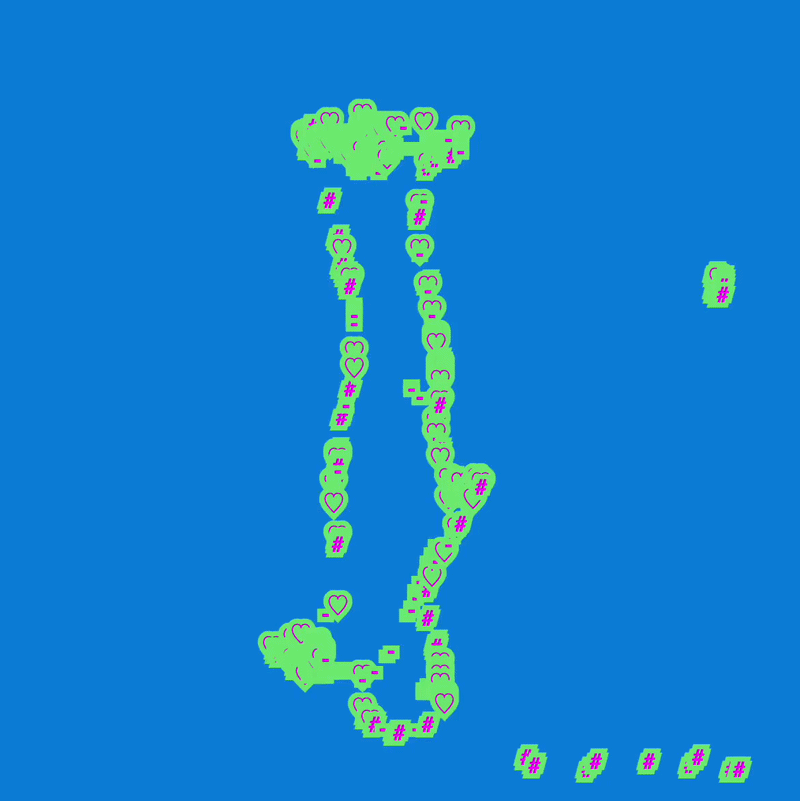 Ascii 3d body animation