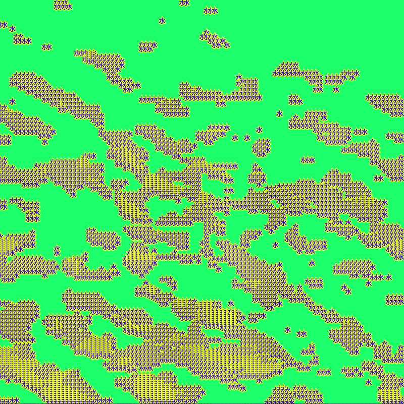 Water flow + japanese type animation 3