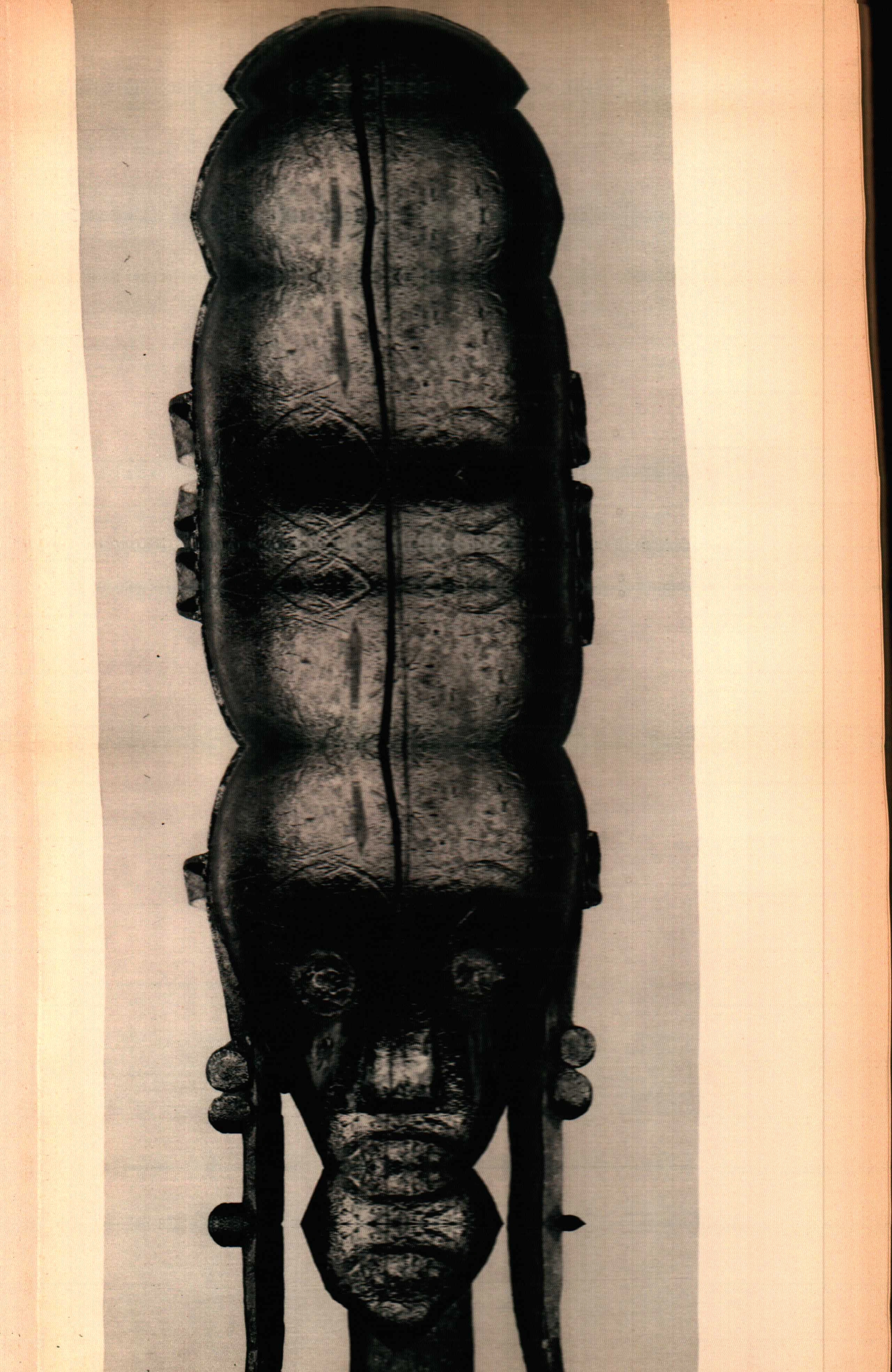 Digital scanned tribal mask