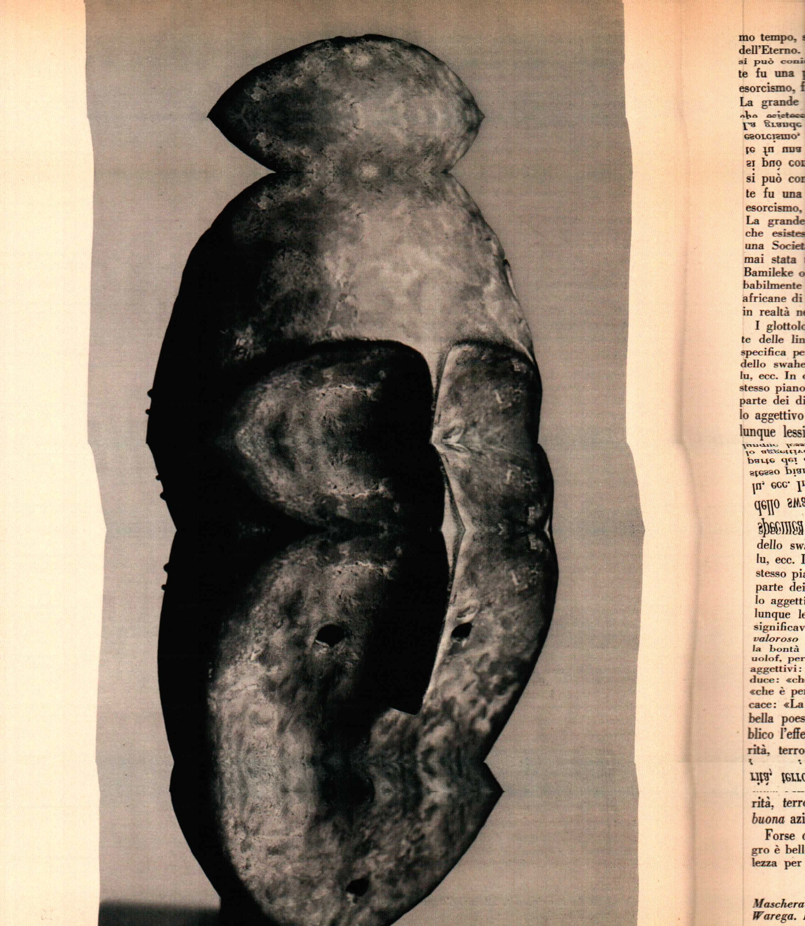 Digital scanned tribal mask