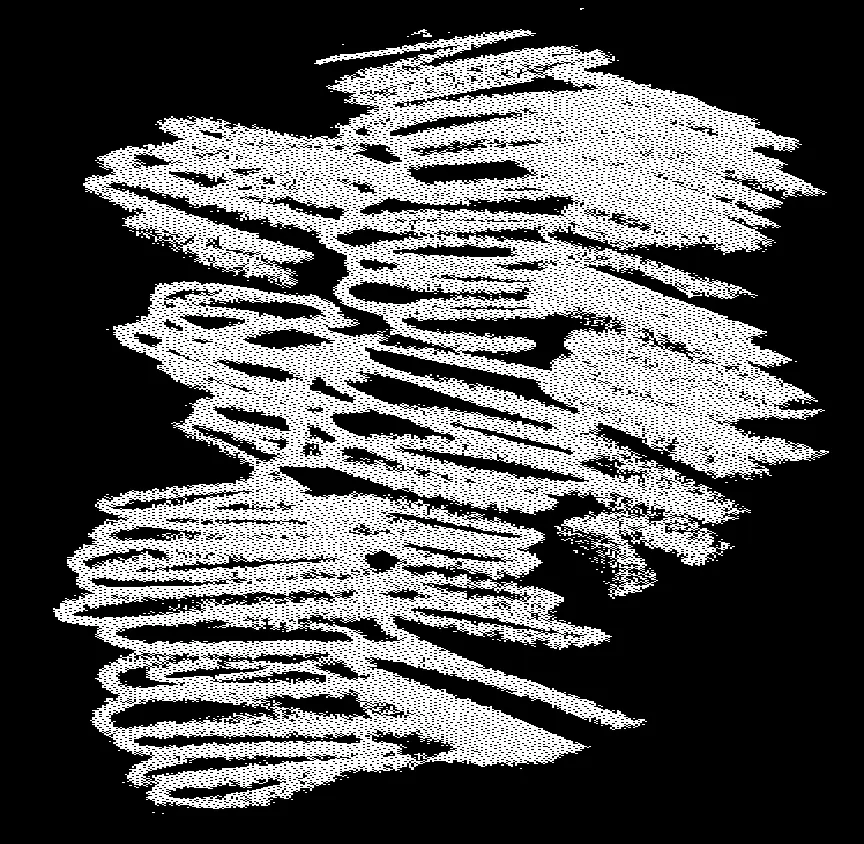 Dithered crayon sketch