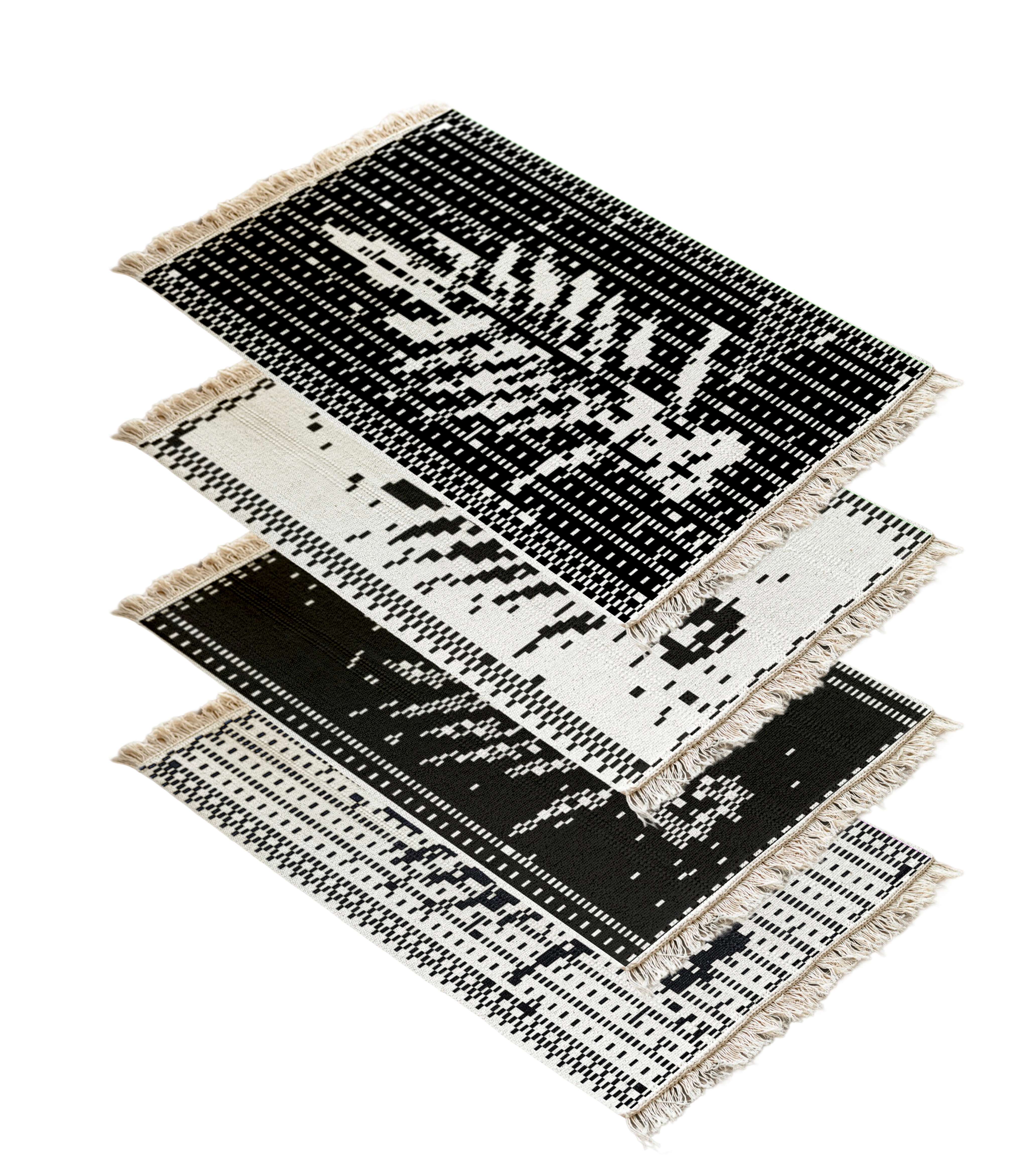 Dithered rugs mockup