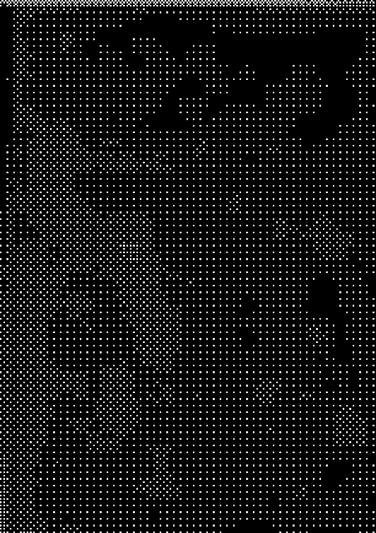 Digital dithered texture